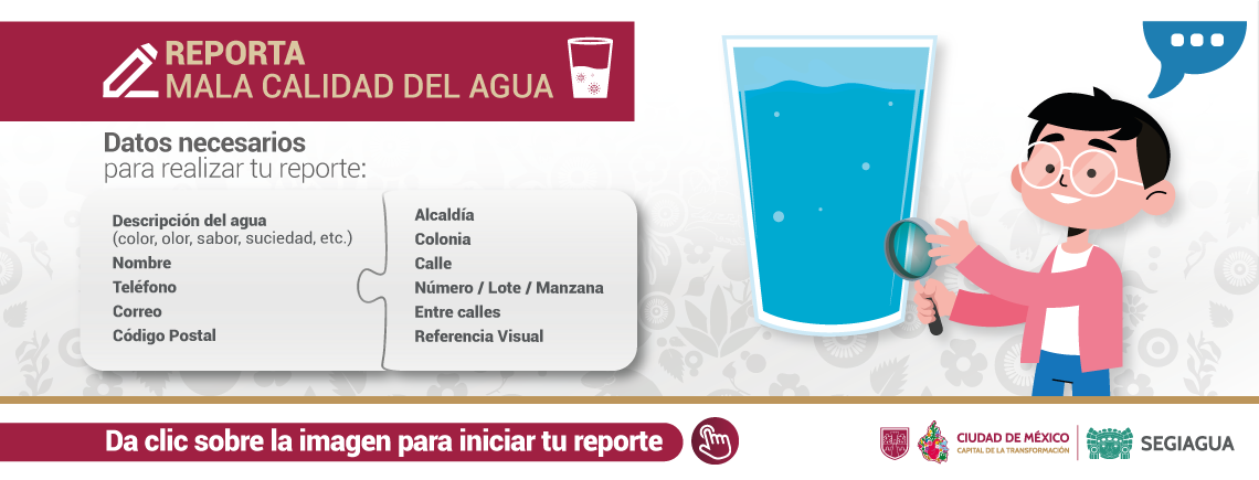 Reporte de calidad del agua 📰💧