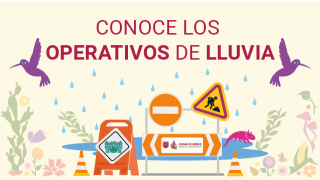 Conoce nuestro operativo de lluvias ⛈️☔