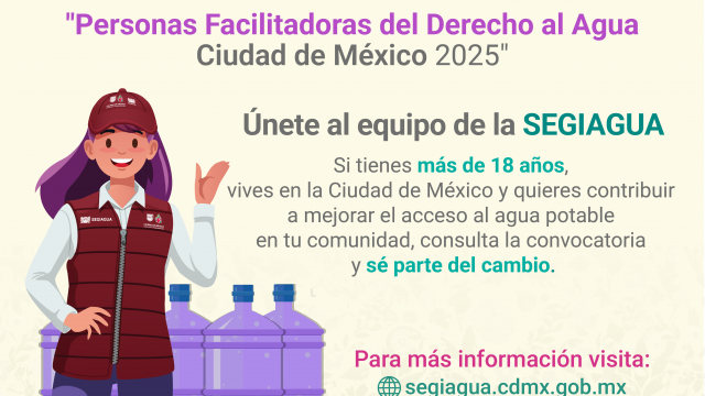 PERSONAS FACILITADORAS DEL DERECHO AL AGUA CDMX 2025